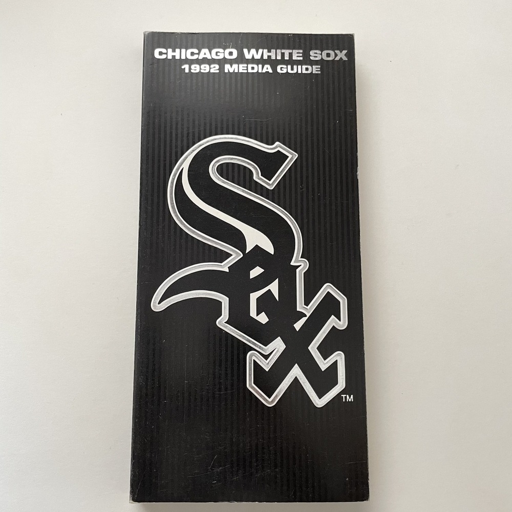 1992 Chicago White Sox MLB Baseball Media Guide Vintage Original Publication‎